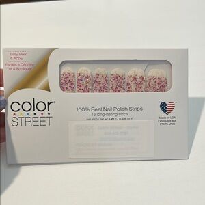 Color Street Cannes-Fetti Glitter Nail Strips